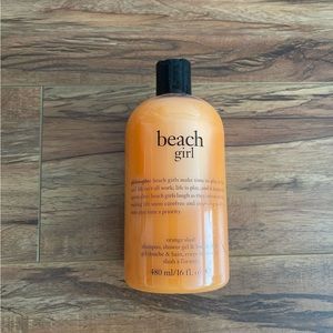 Philosophy Beach girl shampoo, shower gel and bubble bath